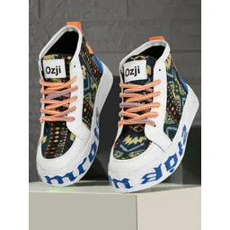 OZJI Printed High-Top Sneaker High TopsSneakers