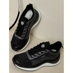 OZZOH Men Textured Lightweight Running Shoes