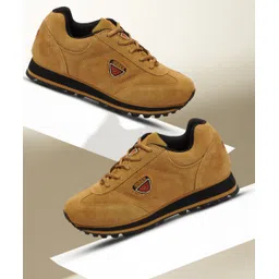 Pace Suede Leather Sports Walking Shoes For Men