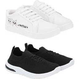 Pack Of 2 Combo Lightweight Comfortable Regular Wear Casuals For Women