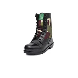 para commando Men Leather Army Boots