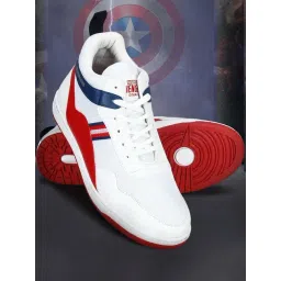 Paragon Men's White Casual Sneakers