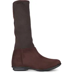 Party Wear Solid Round Toe Ankle Boots Boots For Women