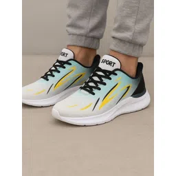 PENNEN Men Multicolor Mesh Running Lace-Ups Non-Marking Sports Shoes