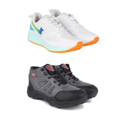 PENNEN Men Pair of 2 Running Non-Marking Shoes