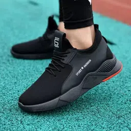 PENNON Casual Shoes For Men Walking,Sneakers,Loafer casual shoes for Men black Sneakers For Men