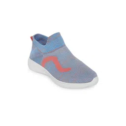 People Women Blue Textile Running Non-Marking Shoes