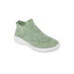People Women Green Textile Walking Non-Marking Shoes