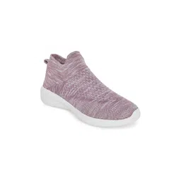 People Women Purple Textile Running Non-Marking Shoes