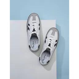 Pepe Jeans Men Colourblocked Lace-Ups Sneakers