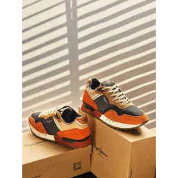 Pepe Jeans Men Colourblocked Sneakers