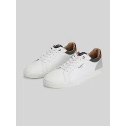 Pepe Jeans Men PU Round Toe Sneakers
