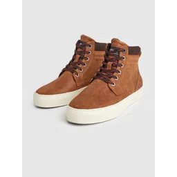 Pepe Jeans Men Yogi Mid Top Suede Sneakers