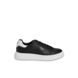 Pepe Jeans Men's Eaton Basic Black Casual Sneakers