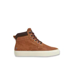 Pepe Jeans Men's Yogi Cognac Ankle High Sneakers