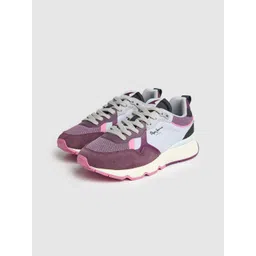 Pepe Jeans Women Colourblocked Lace-Up Sneakers