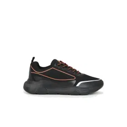 Peter England Men's Black Running Shoes
