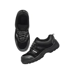 PILLAA Men Textured Leather Sneakers