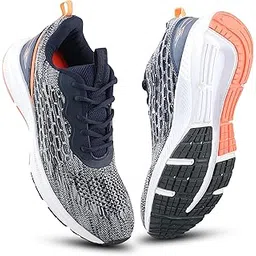 Pilot-02 Men’s Sports Shoes | Stylish Lace-Up, Lightweight & Anti-Skid Footwear for Running, Walking, Gym, Trekking & Hiking | Casual Shoes for Men
