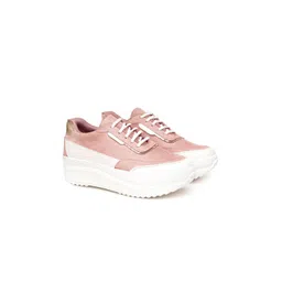 PLANET WALK Women Colourblocked Suede Sneakers