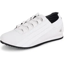 Play Men's Canadian White Fashion Sneaker Comfortable for Men All Day Wear (SNK-SSWH)