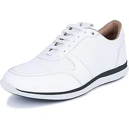 Play Sneakers for Men| Casual Lace-Up Shoes with Patina Finish, Cushion Sole, and Breathable Inner | Comfortable, Lightweight, Stylish, Trendy (SNK-DE)