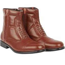 Police Uniform Boot for Mens (Brown)