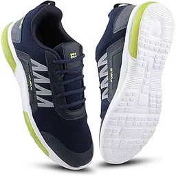 Polo Sports Shoes for Men, Lace-Up with Style & Comfort, Lightweight Anti Skid Shoe for Running, Walking, Gym, Trekking and Hiking, Casual Footwear for Gents