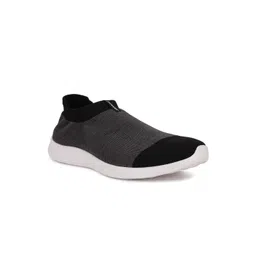 Power Men Black Slip-On Sneakers