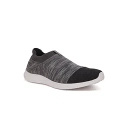 Power Men Grey Woven Design Slip-On Sneakers