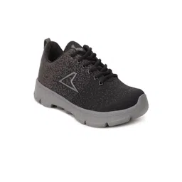 Power Men Grey Woven Design Sneakers
