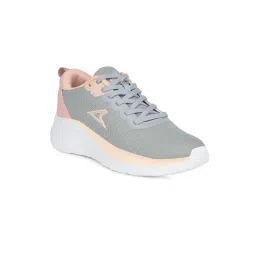 Power Womens Grey Lightweight Durable Running Shoes
