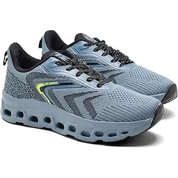 Powerplay-28 Sports Running Shoes for Men | Lightweight Sneakers with Air Coil Sole Technology for Maximum Cushioning & Shock Absorption | Ideal for Running, Training, Walking