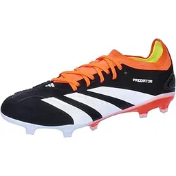 Predator 24 Pro Firm Ground Boots (IG7777_12 UK_Core Black/Cloud White/Solar Red)