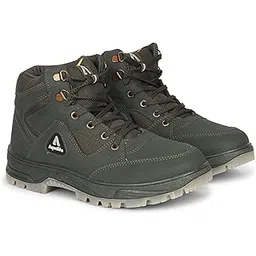 Premium ATR-102 Trekking Boot Shoes with Lace-Up, Lightweight & Comfort Insole for Men