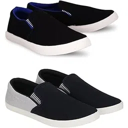 Premium Casual Shoes Slip On Sneakers for Men CMBO Pack of 2'
