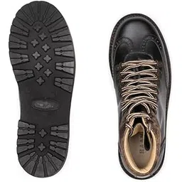 Premium Leather Boots for Men| Genuine Smooth Leather | Solid Pattern | Durable Construction | All-Occasion Dress & Casual Boots | Long-Lasting Comfort Fit