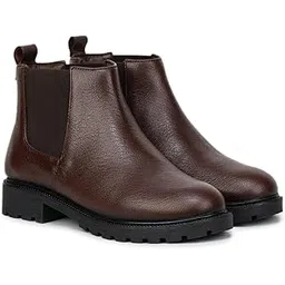 Premium Leather Comfortable Lightweight Boots for Women with Rubber Sole Ideal for Casual Wear