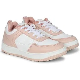 Premium SNEAKS-102 Trending Sneakers Casual Shoes with Lace-Ups & Slip-Resistance Dailywear Shoes for Women