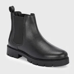 Premium Synthetic Leather Boots For Women