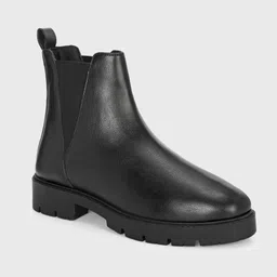 Premium Synthetic Leather Boots For Women