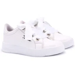 Presenting the Metallic Design Ribbon Lace-up Casual Shoe for Women/Girls/Ladies Walking Shoes For Women
