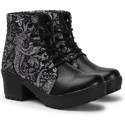 Printed Casual Boots for Women and Girls