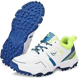 PRO KVH Lightweight Cricket Shoes for Men | Rubber Spikes | Water-Resistant | All-Round Performance Footwear for Outdoor and Field Sports