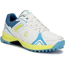 PRO KVH Lightweight Cricket Shoes for Men Rubber Spikes,All-Rounder Rubber Spikes Cricket Shoes for Batting, Bowling & Fielding PKC0026