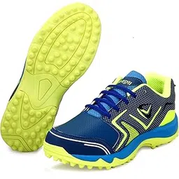 PRO KVH Plus 2.0 Cricket Shoes for Men's – Fast Strap Rubber Spikes, Lightweight,Performance, Comfort, and Durability Shoe for All-Round Performance