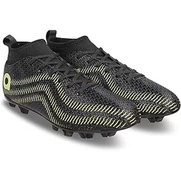 Pro Rattle Snake Football Stud Black/Orange Football Shoes for Men