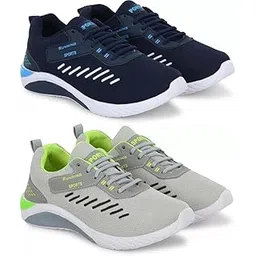 Professional Running Shoes for Men – Sports Footwear Twin Pack Multi