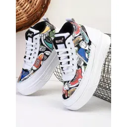 Prolific Men's Multicolor Ankle High Sneakers