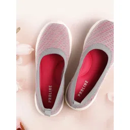Proline Women Cushioned Footbed Slip-On Walking Shoes